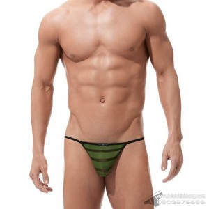 Quần lót nam Gregg Homme 160614 Encore+ Thong (T-back) Khaki Quần lót nam Gregg Homme 160614 Encore+ Thong (T-back) Khaki